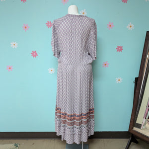 Sz2X Knox Rose Lilac Purple Boho Maxi Dress