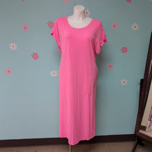 Load image into Gallery viewer, Sz2X Torrid Hot Pink T-shirt Maxi Dress