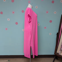 Load image into Gallery viewer, Sz2X Torrid Hot Pink T-shirt Maxi Dress