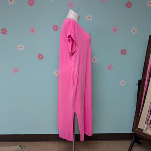 Sz2X Torrid Hot Pink T-shirt Maxi Dress