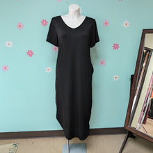 Load image into Gallery viewer, Sz2X Kancystore Black T-shirt Dress