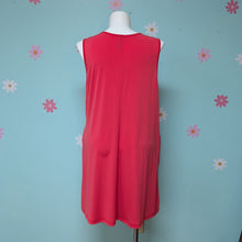 Load image into Gallery viewer, SzXXL Honeyme Curvy Red Sleeveless T-shirt Dress