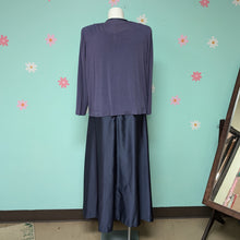 Load image into Gallery viewer, Sz18W Alex Evenings Royal Navy 2-Piece Mother of the Bride Dress