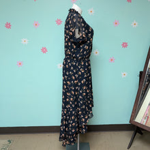 Load image into Gallery viewer, Sz3X 1.State Navy Floral Chiffon Dress