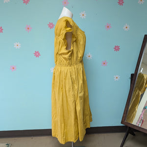 Sz22 Lane Bryant Yellow Cap Flutter Sleeve