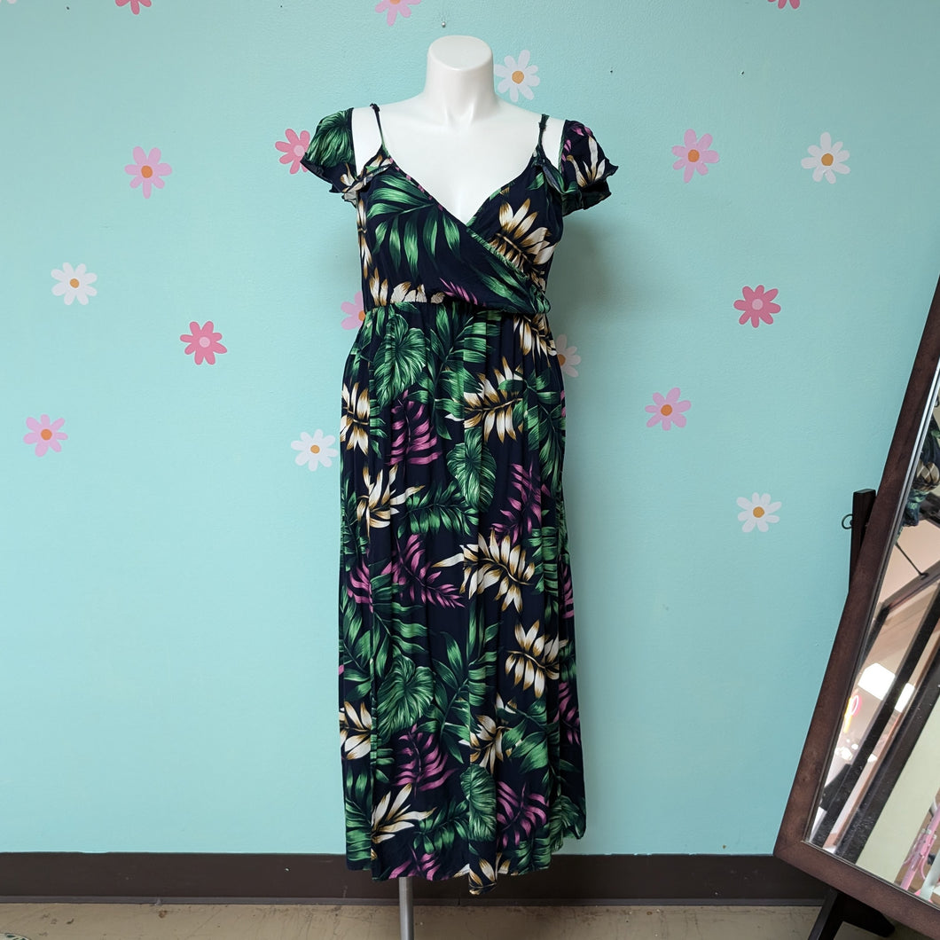 Sz3X Tropical Floral Maxi Dress