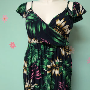 Sz3X Tropical Floral Maxi Dress