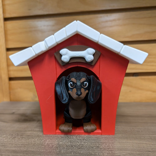 3D Printed Dog House Accessory- Red