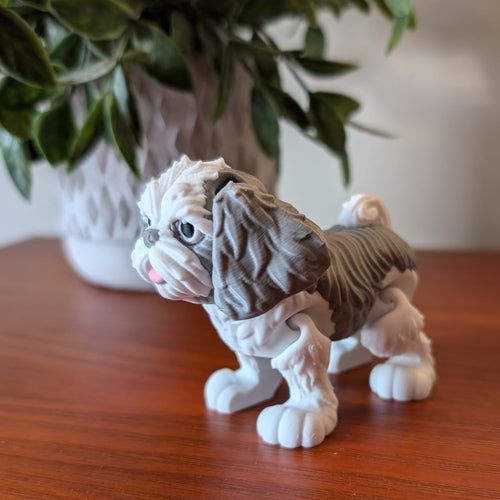 Geffery the 3D Printed Articulating Shih Tzu