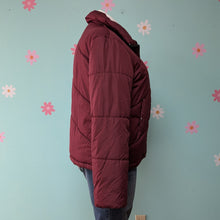 Load image into Gallery viewer, SzXL Me Jane Burgundy Puffer Coat