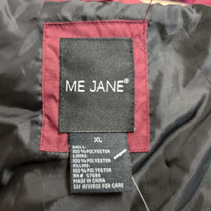 SzXL Me Jane Burgundy Puffer Coat