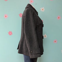 Load image into Gallery viewer, Sz1X St. John&#39;s Bay Grey Snap Pea Coat