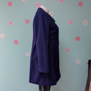 SzXXL Mossimo Blue Long Pea Coat