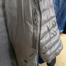 Load image into Gallery viewer, Sz1X Calvin Klein Performance Silver Puffer Coat