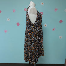 Load image into Gallery viewer, Sz3X Torrid Black Floral Challis High Neck Dress