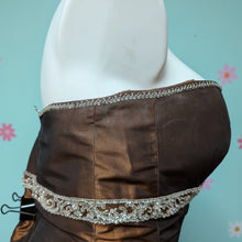 Load image into Gallery viewer, Sz26 Posh Precious Gingerbread Brown Prom Ball Gown