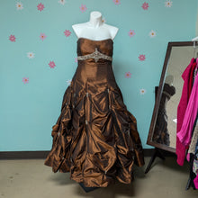 Load image into Gallery viewer, Sz26 Posh Precious Gingerbread Brown Prom Ball Gown