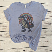 Load image into Gallery viewer, Corgi on a T-Rex tee