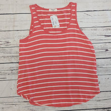 Load image into Gallery viewer, Stripe Tank- Deep Coral