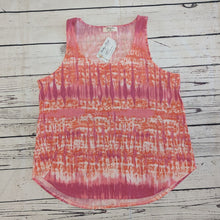 Load image into Gallery viewer, Pink and Orange Tie Dye Tank