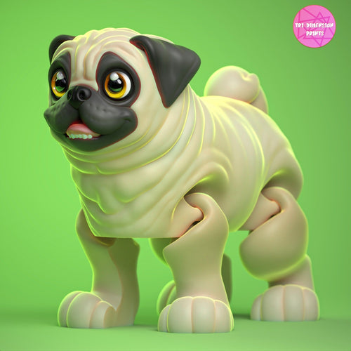 Frank the 3D Printed Articulating Pug