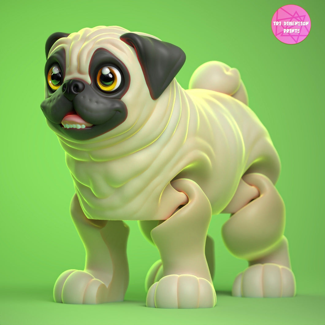 Frank the 3D Printed Articulating Pug