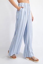 Load image into Gallery viewer, Light Blue Wide Leg Pants