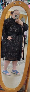 sz5X Torrid black NWT lace duster jacket