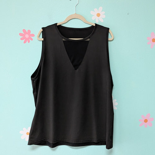 Sz4X Black Muscle Tank