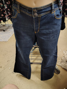 Old Navy flare dark wash jeans size 18