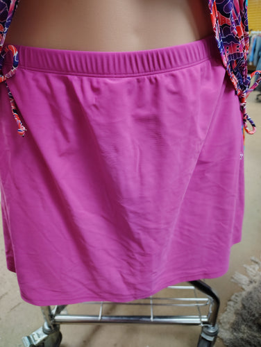 Swimsuits for All pink swim skirt size 24