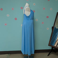 Load image into Gallery viewer, Sz3X Torrid Aqua Blue Gauze Maxi Dress