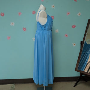 Sz3X Torrid Aqua Blue Gauze Maxi Dress