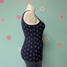 Load image into Gallery viewer, SzXL Faded Glory Navy Anchor Tank