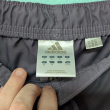 Load image into Gallery viewer, SzXL Adidas Grey/Purple Track Pants