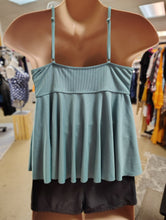 Load image into Gallery viewer, Shein blue tankini top size 3x