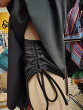 Load image into Gallery viewer, Time &amp; Tru black swim brief bottoms ruched sides size 2x