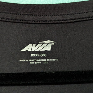 SzXXXL Avia Black Short Sleeve Tee