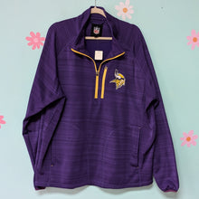 Load image into Gallery viewer, SzXXL NFL Vikings 1/4 Zip Pullover