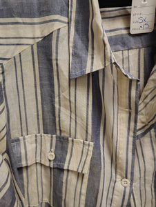sz5X Torrid lightweight striped shirt dress