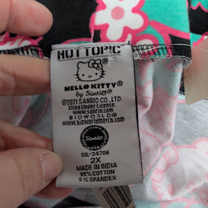 Sz2X Hello Kitty Strawberry Mini Skirtall NWT
