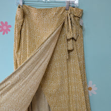 Load image into Gallery viewer, SzXL Maurice&#39;s Yellow Ikat Wrap Maxi Skirt NWT