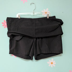 Sz14 Gloria Vanderbilt Black Twill Skort