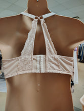 Load image into Gallery viewer, Cacique nude lace racerback smoothing bra 42DD