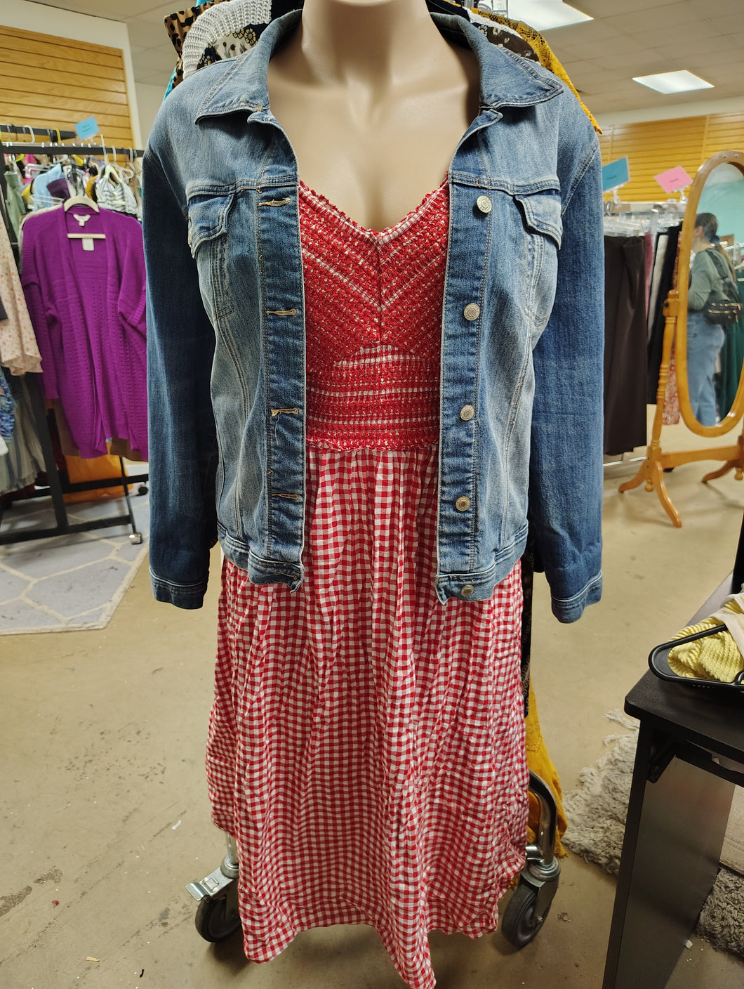 Maurices denim jacket size 3x