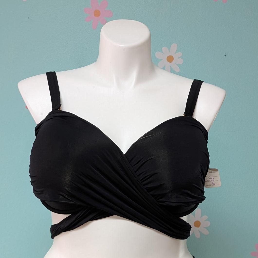 Sz22 Gabifresh Black Molded Cup Bikini Top