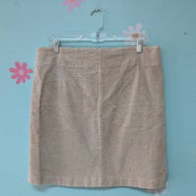 Load image into Gallery viewer, Sz12 A Beautiful Soul Khaki Corduroy Mini Skirt