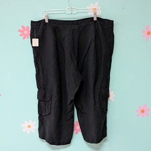 Sz2X Lane Bryant Black Twill Capri