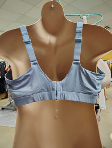 Cacique blue lightly lined wireless bra 48D