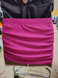 SheShow NWT magenta fitted swim skirt size XXL